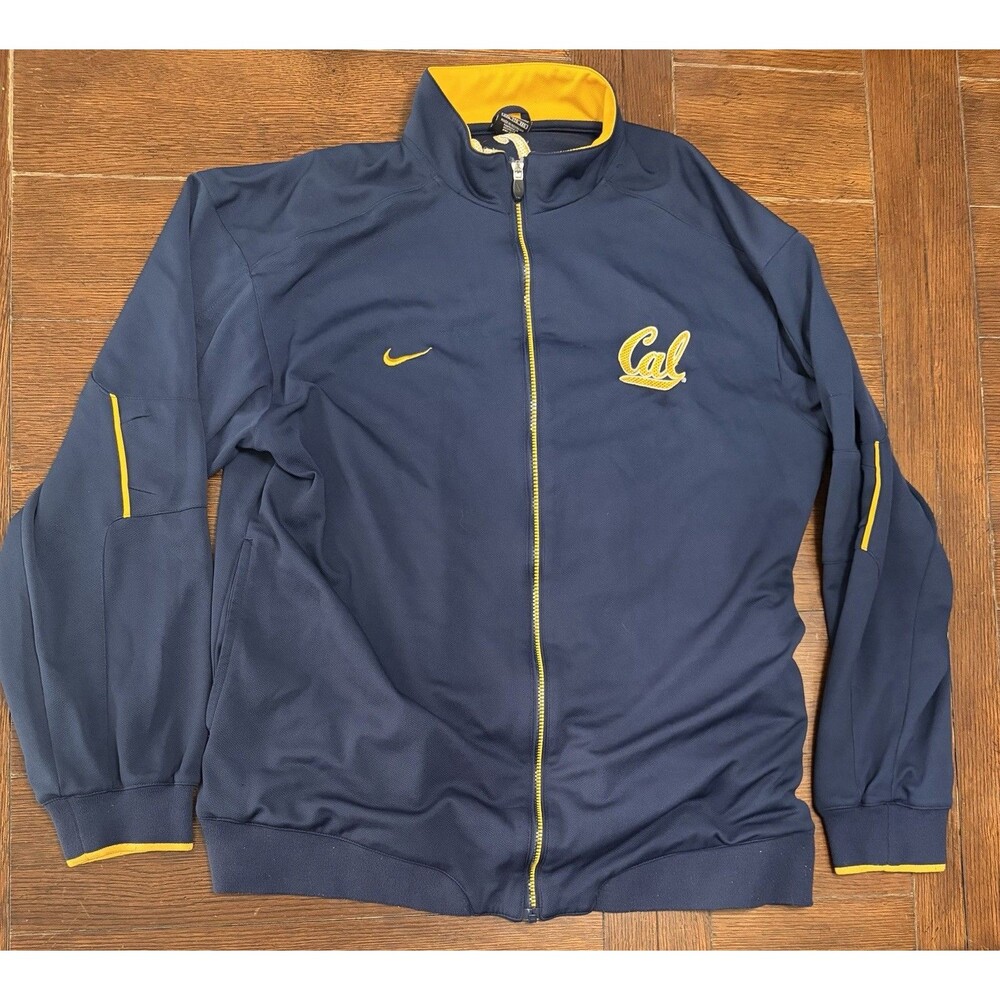 Vintage Men’s California Golden Bears Nike Size 2XL Navy Full Zip Jacket